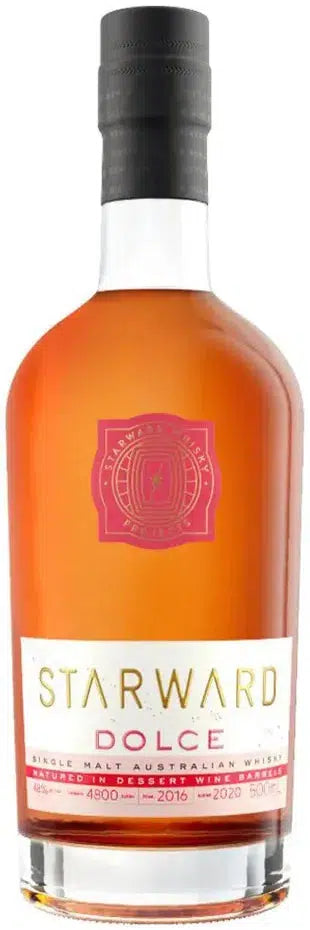 Starward Dolce Single Malt Whisky 500ml-Spirits-Starward-Afterpay-Alcohol-Delivery-Barrel-and-Batch-