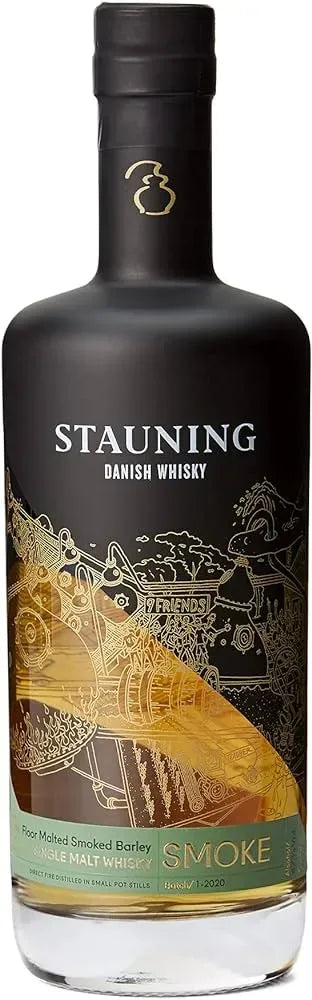 Stauning Smoke Danish Single Malt Whisky 700ml-Spirits-Stauning-Afterpay-Alcohol-Delivery-Barrel-and-Batch-