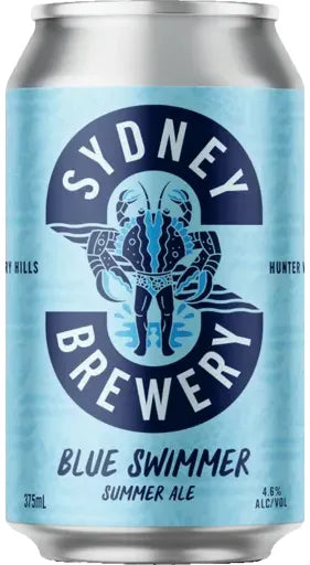 Stoic Brewing Blue Swimmer Summer Ale 4.6% Cans 375ml | Barrel & Batch