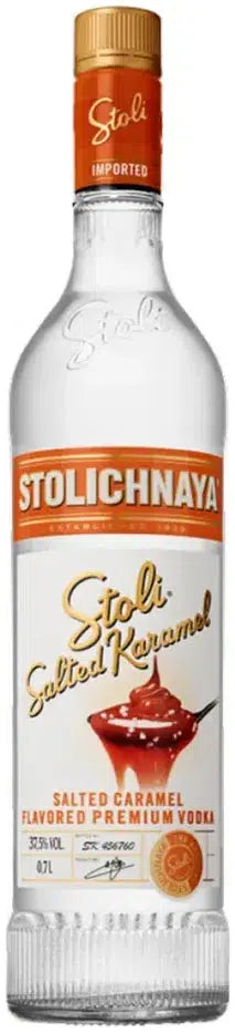 Stolichnaya Salted Karamel Vodka 700ml-Spirits-Stolichnaya-Afterpay-Alcohol-Delivery-Barrel-and-Batch-