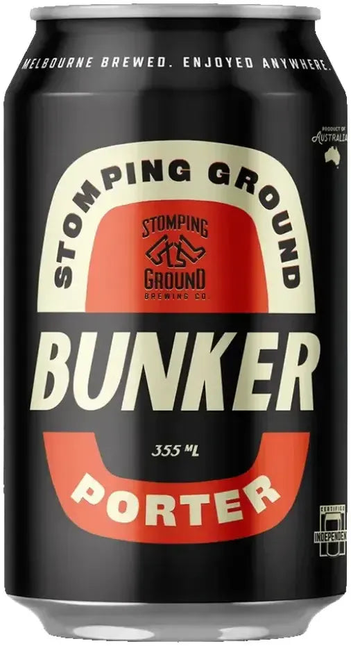 Buy Stomping Ground Bunker Porter 355ml Online at Barrel and Batch
