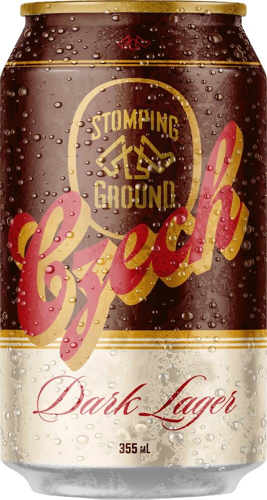 Stomping Ground Czech Dark Lager 4.5% 16 Pack Cans 355ml | Barrel & Batch