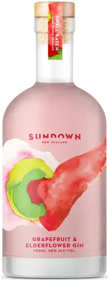 Sundown Grapefruit & Elderflower Gin 700ml-Spirits-Sundown-Afterpay-Alcohol-Delivery-Barrel-and-Batch-