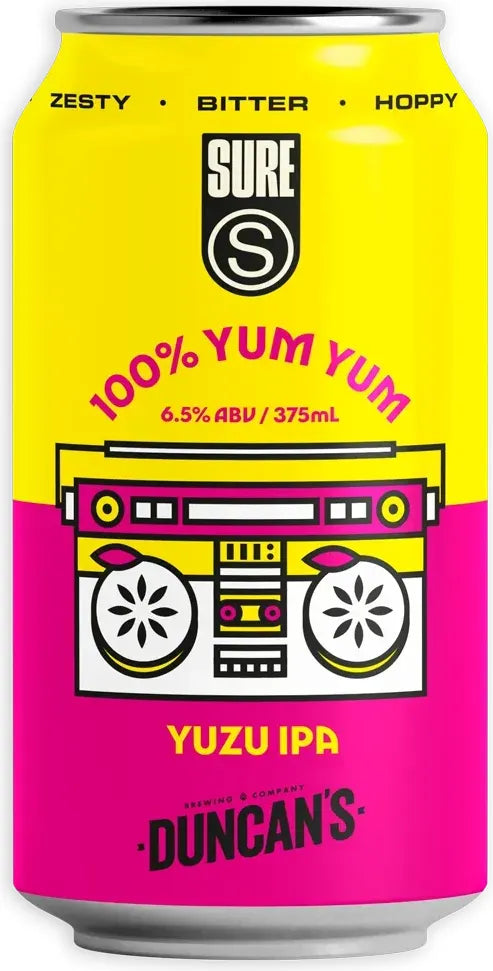 Sure Brewing Yuzu IPA 6.5% Cans 375ml | Barrel & Batch
