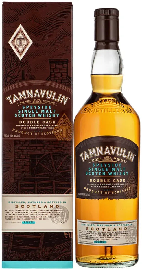 Tamnavulin Double Cask Single Malt Scotch Whisky 700ml-Spirits-Tamnavulin-Afterpay-Alcohol-Delivery-Barrel-and-Batch-