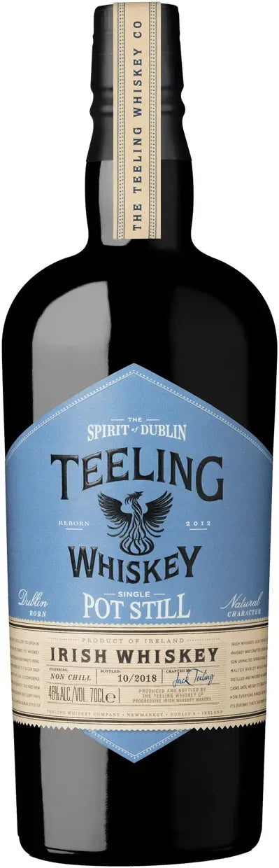 Teelings Single Pot Still Malt Irish Whiskey 700ml-Spirits-Teeling-Afterpay-Alcohol-Delivery-Barrel-and-Batch-
