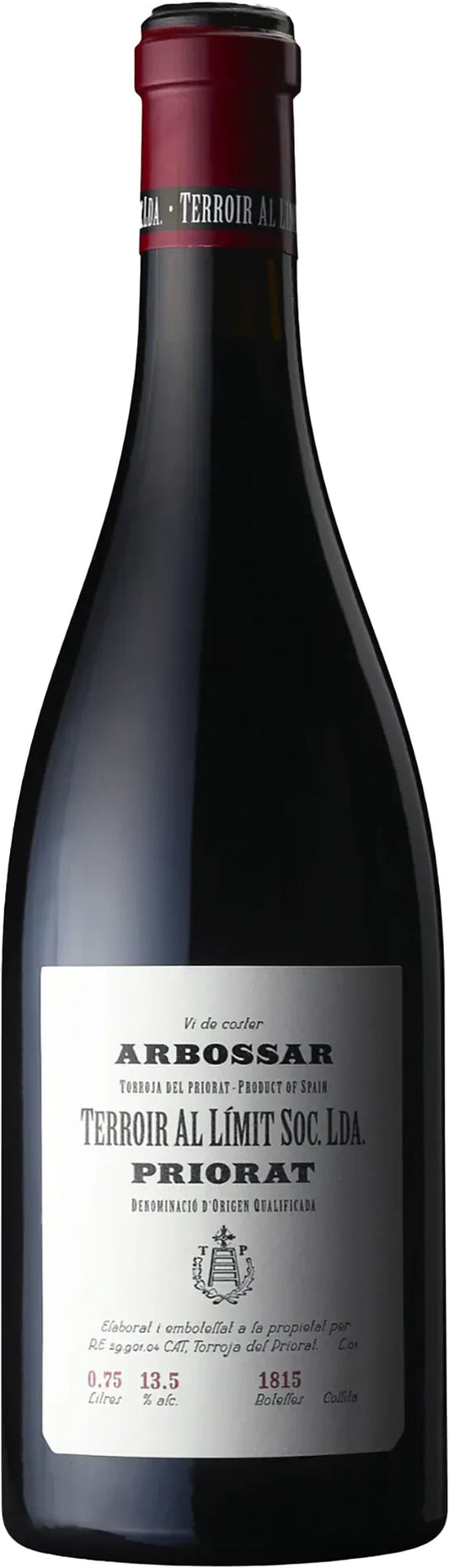 Terroir al Límit Priorat Arbossar 2021 750ml-Wine-Terroir al Límit-Afterpay-Alcohol-Delivery-Barrel-and-Batch-