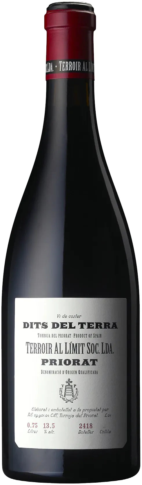 Terroir al Límit Priorat Dits del Terra 2021 750ml-Wine-Terroir al Límit-Afterpay-Alcohol-Delivery-Barrel-and-Batch-