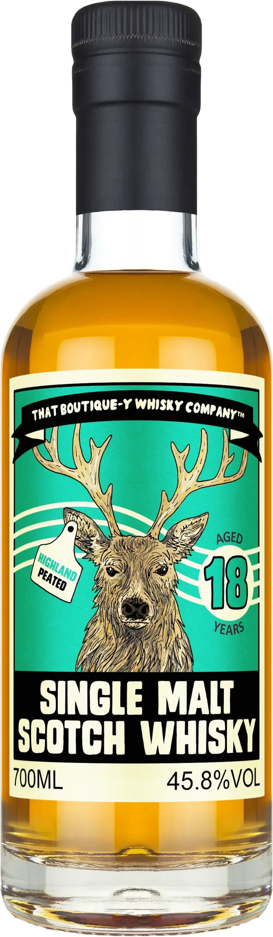 That Boutique-Y Whisky Company 18 Year Old Peated Highland Single Malt Scotch Whisky 700ml-Spirits-That Boutique-Y Whisky Company-[afterpay_alcohol_delivery]-[buy_spirits_online]-[buy_wine_online]-Barrel & Batch