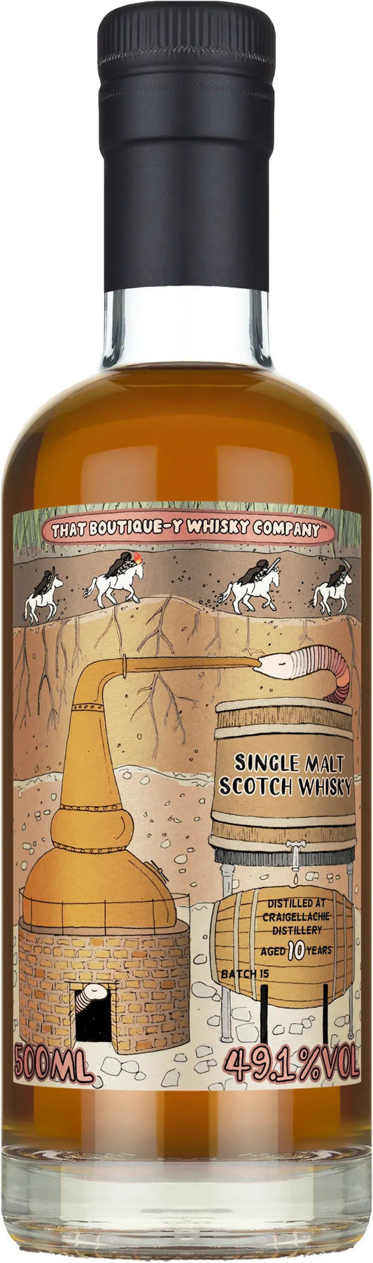 That Boutique-Y Whisky Company Craigellachie 10 Year Batch 15 Single Malt Scotch Whisky 500ml-Spirits-That Boutique-Y Whisky Company-Afterpay-Alcohol-Delivery-Barrel-and-Batch-