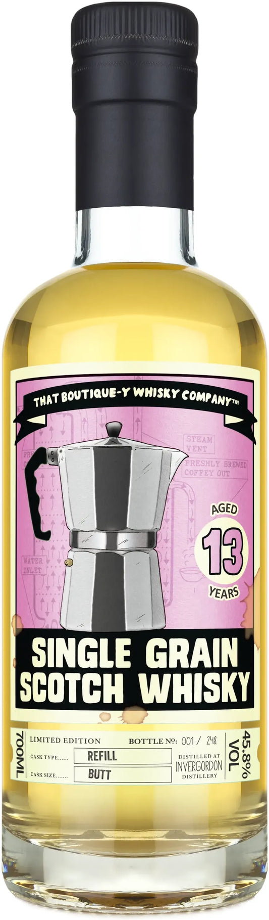 That Boutique-y Whisky Company Invergordon 13 Year Old Limited Edition Single Grain Scotch Whisky 700ml-Spirits-That Boutique-y Whisky Company-Afterpay-Alcohol-Delivery-Barrel-and-Batch-