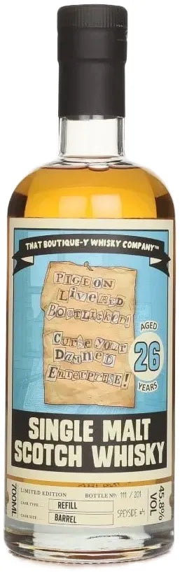 That Boutique-y Whisky Company Speyside #4 26 Year Old Limited Edition Single Malt Scotch Whisky 700ml