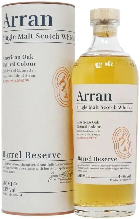 The Arran Barrel Reserve Single Malt Scotch Whisky 700ml-Spirits-The Arran-Afterpay-Alcohol-Delivery-Barrel-and-Batch-