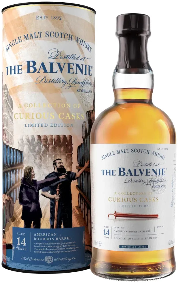 The Balvenie 14 Bourbon Barrel Single Malt Whisky 700ml-Spirits-The Balvenie-Afterpay-Alcohol-Delivery-Barrel-and-Batch-