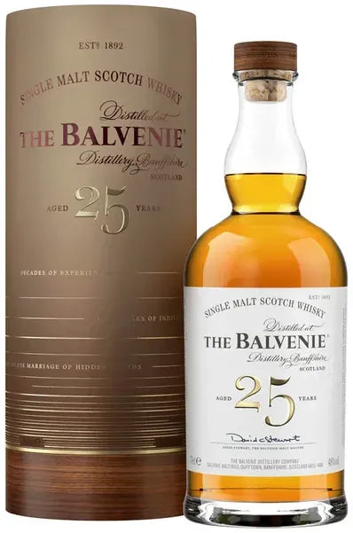 Buy The Balvenie 25 Year Old Single Malt Scotch Whisky 700 ml Online at Barrel and Batch