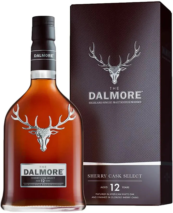 The Dalmore 12 Year Old Sherry Cask Finish Single Malt Scotch Whisky 700ml-Spirits-The Dalmore-Afterpay-Alcohol-Delivery-Barrel-and-Batch-