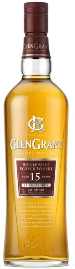 The Glen Grant 15 Year Old Batch Strength Single Malt Whisky 1L-Spirits-The Glen Grant-Afterpay-Alcohol-Delivery-Barrel-and-Batch-