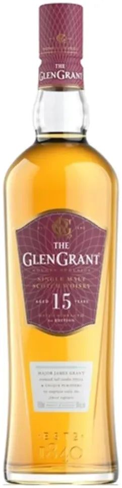 The Glen Grant 15 Year Old Single Malt Scotch Whisky 700ml-Spirits-The Glen Grant-Afterpay-Alcohol-Delivery-Barrel-and-Batch-