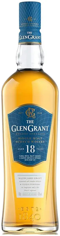 The Glen Grant 18 Year Old Single Malt Scotch Whisky 700ml-Spirits-The Glen Grant-Afterpay-Alcohol-Delivery-Barrel-and-Batch-