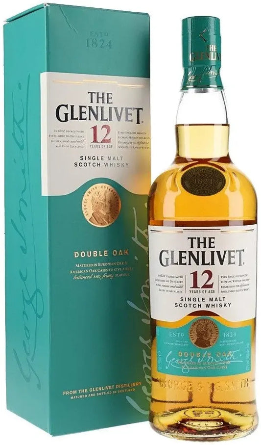 The Glenlivet Glenlivet 12 Year Old Gift Box 700ml-Spirits-The Glenlivet-Afterpay-Alcohol-Delivery-Barrel-and-Batch-