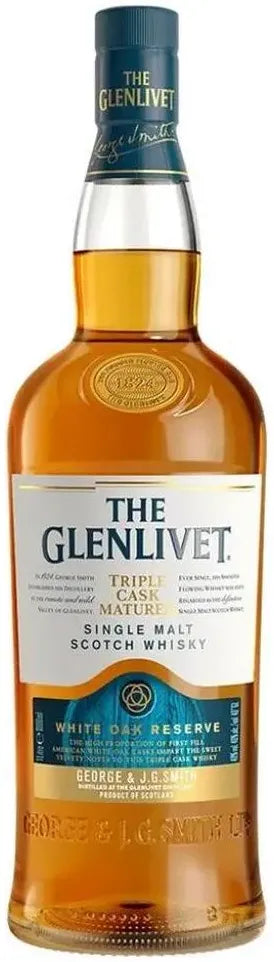 The Glenlivet Triple Cask White Oak Reserve Single Malt 1L-Spirits-The Glenlivet-Afterpay-Alcohol-Delivery-Barrel-and-Batch-