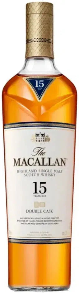 The Macallan 15 Year Old Double Cask Scotch Whisky 700ml-Spirits-The Macallan-Afterpay-Alcohol-Delivery-Barrel-and-Batch-