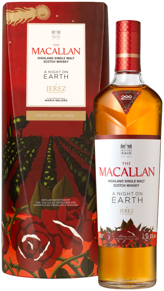 The Macallan A Night On Earth in Jerez 2024 Single Malt Whisky 700ml-Spirits-The Macallan-Afterpay-Alcohol-Delivery-Barrel-and-Batch-