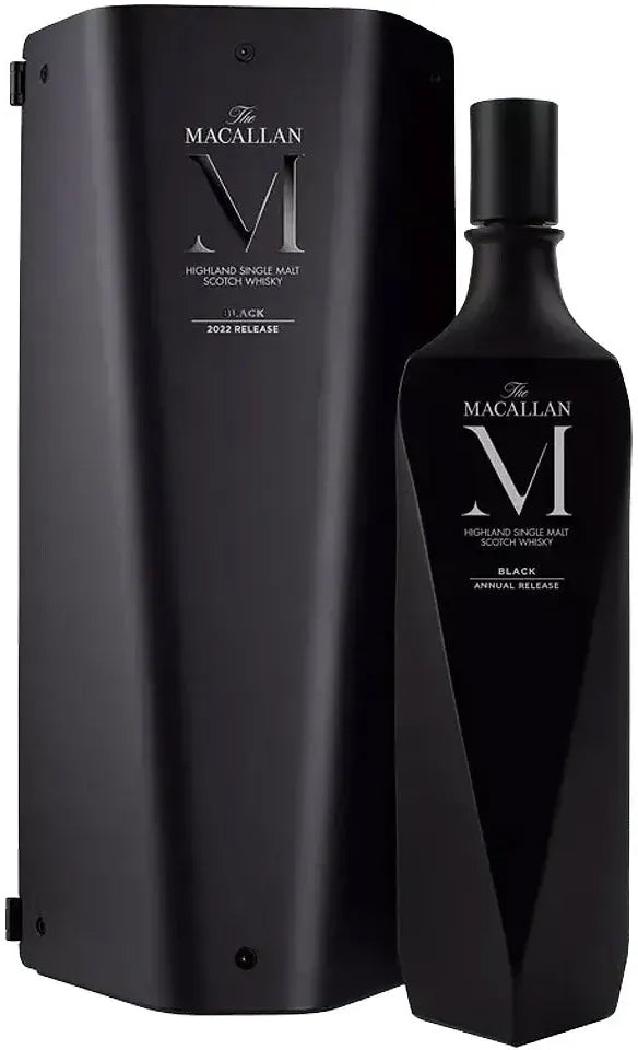 The Macallan M Black Decanter 2022 700ml-Spirits-The Macallan-Afterpay-Alcohol-Delivery-Barrel-and-Batch-