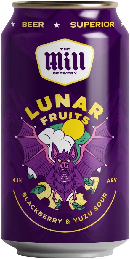 The Mill Brewery Lunar Fruits Blackberry & Yuzu Sour 375ml-Beer-The Mill Brewery-Afterpay-Alcohol-Delivery-Barrel-and-Batch-