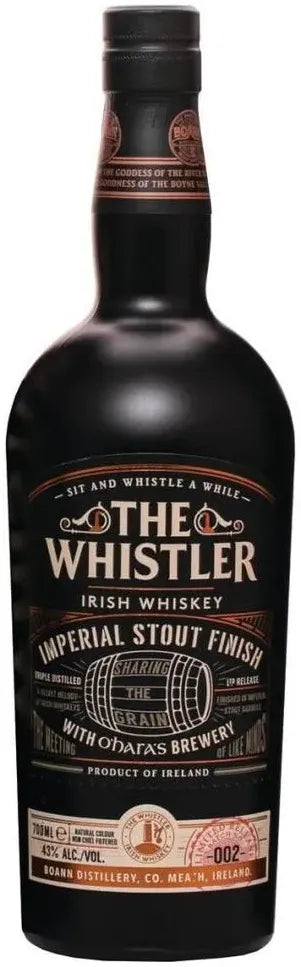 The Whistler Imperial Stout Cask Irish Whiskey 700ml-Spirits-The Whistler-Afterpay-Alcohol-Delivery-Barrel-and-Batch-