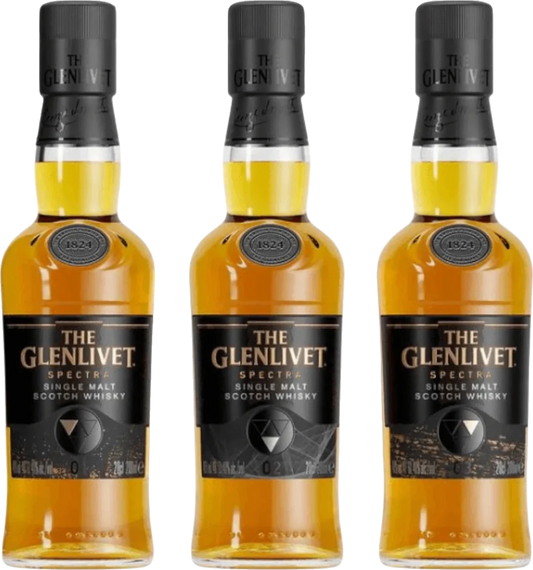 The Glenlivet Spectra Single Malt Scotch Whisky 3 x 200ml | Barrel & Batch