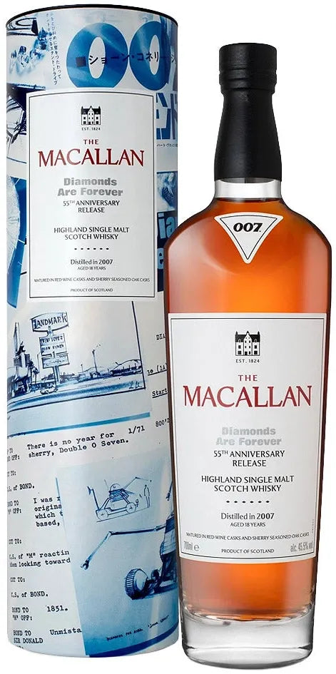 The Macallan Diamonds Are Forever 55th Anniversary Release Single Malt Scotch Whisky 700ml | Barrel & Batch