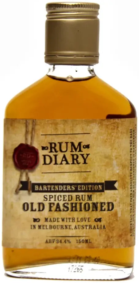 The Rum Diary Spiced Rum Old Fashioned Flask 150ml