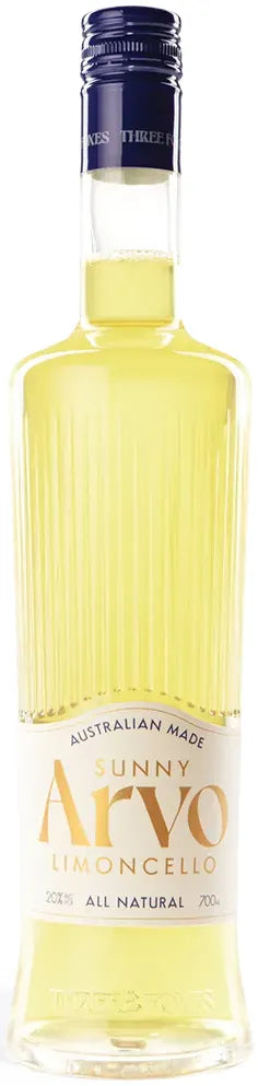 Three Foxes Sunny Arvo Limoncello 700ml-Spirits-Three Foxes-Afterpay-Alcohol-Delivery-Barrel-and-Batch-