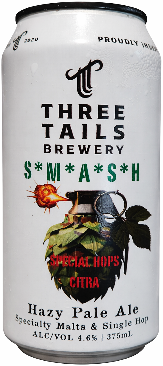 Three Tails Smash Hazy Pale Ale 4.6% Cans 375ml | Barrel & Batch