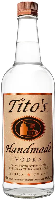 Titos Hand Made Vodka 700ml-Spirits-Titos-Afterpay-Alcohol-Delivery-Barrel-and-Batch-