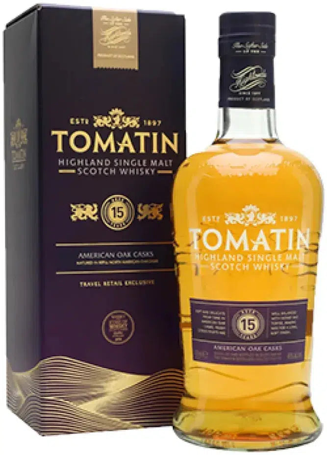 Buy Tomatin 15 Year Old Single Malt Scotch Whisky 700ml Online at Barrel and Batch
