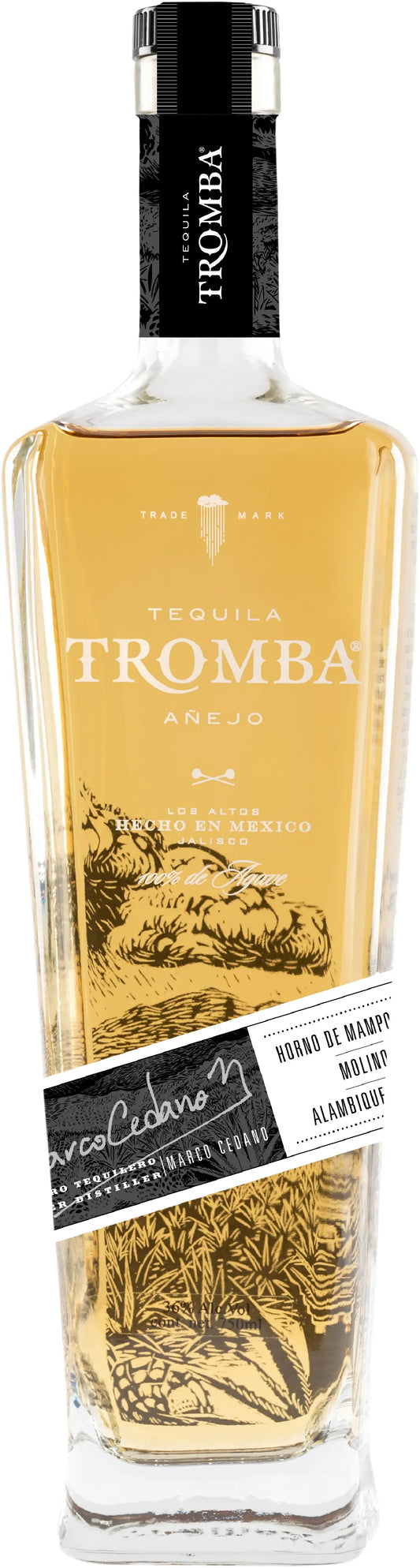 Tromba Anejo Tequila 750ml-Spirits-Tromba-Afterpay-Alcohol-Delivery-Barrel-and-Batch-