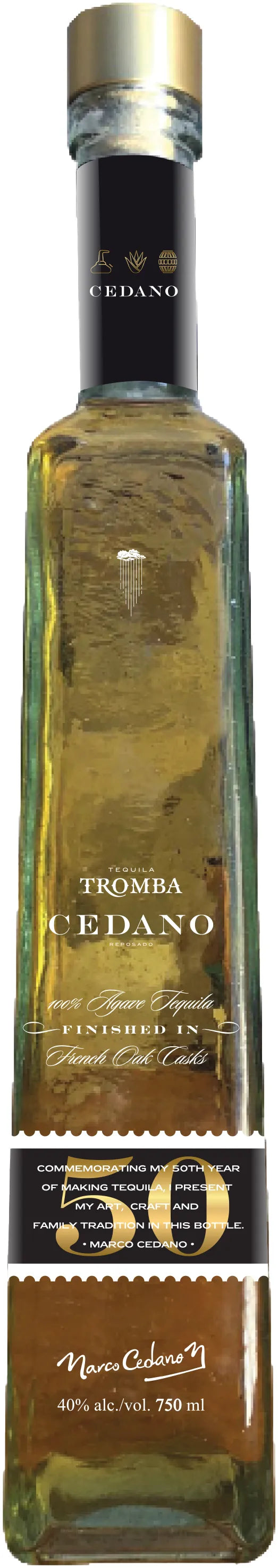 Tromba Cedano Reposado Tequila 750ml-Spirits-Tromba-Afterpay-Alcohol-Delivery-Barrel-and-Batch-