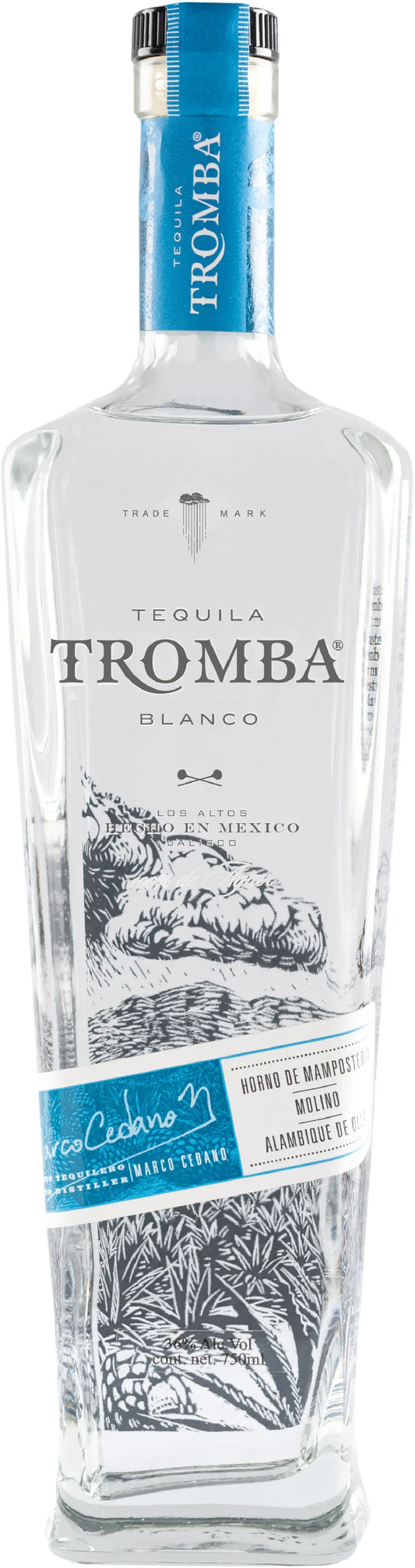 Tromba Tequila Blanco 700ml-Spirits-Tromba-Afterpay-Alcohol-Delivery-Barrel-and-Batch-