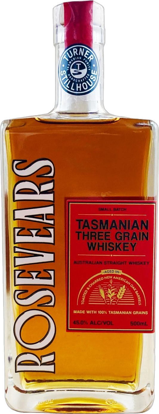 Turner Stillhouse Rosevears Three Grain Bourbon Style Tasmanian Whiskey 500ml | Barrel & Batch