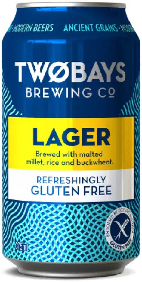 Two Bays Brewing Co Gluten Free Lager 375ml-Beer-Two Bays Brewing Co-Afterpay-Alcohol-Delivery-Barrel-and-Batch-