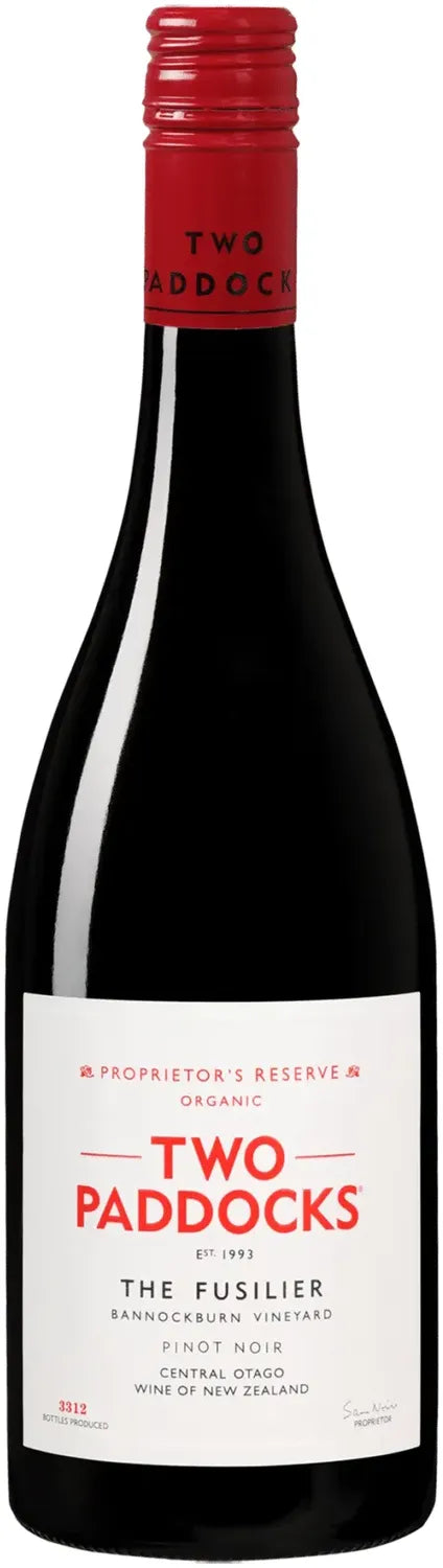 Two Paddocks Proprietor's Reserve The Fusilier Pinot Noir 2021 750ml-Wine-Two Paddocks-Afterpay-Alcohol-Delivery-Barrel-and-Batch-
