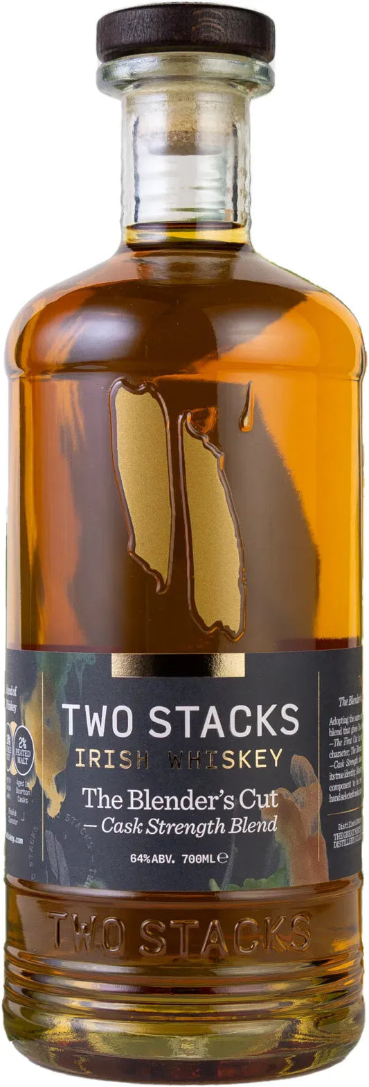 Two Stacks The Blenders Cut Cask strength Blend Irish Whiskey 700ml-Spirits-Two Stacks-Afterpay-Alcohol-Delivery-Barrel-and-Batch-