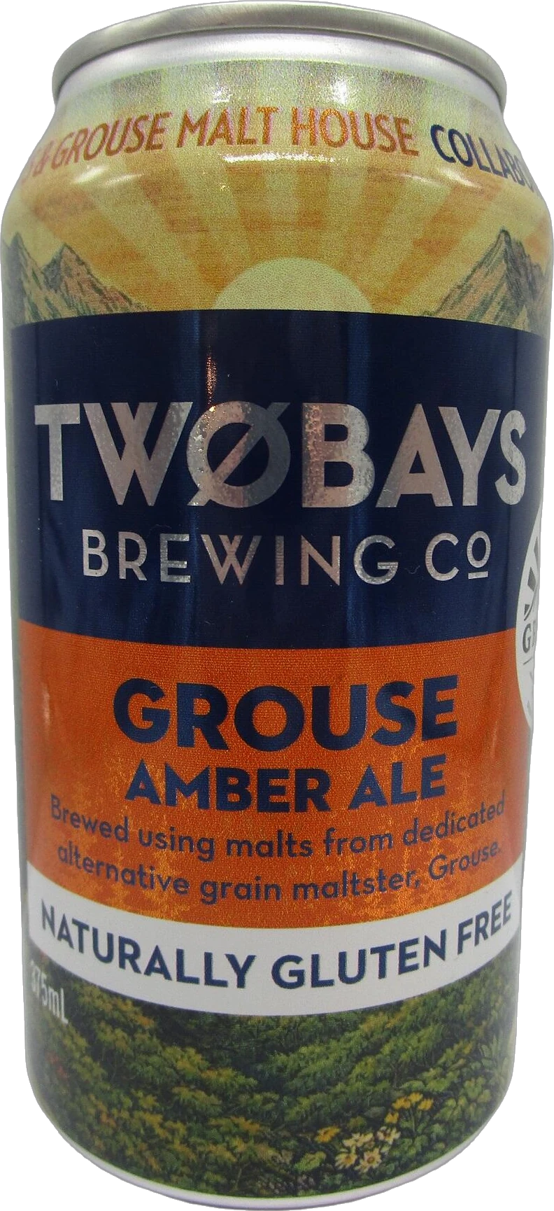 Two Bays Brewing Co Gluten Free Grouse Amber Ale 5% 16 Pack Cans 375ml | Barrel & Batch