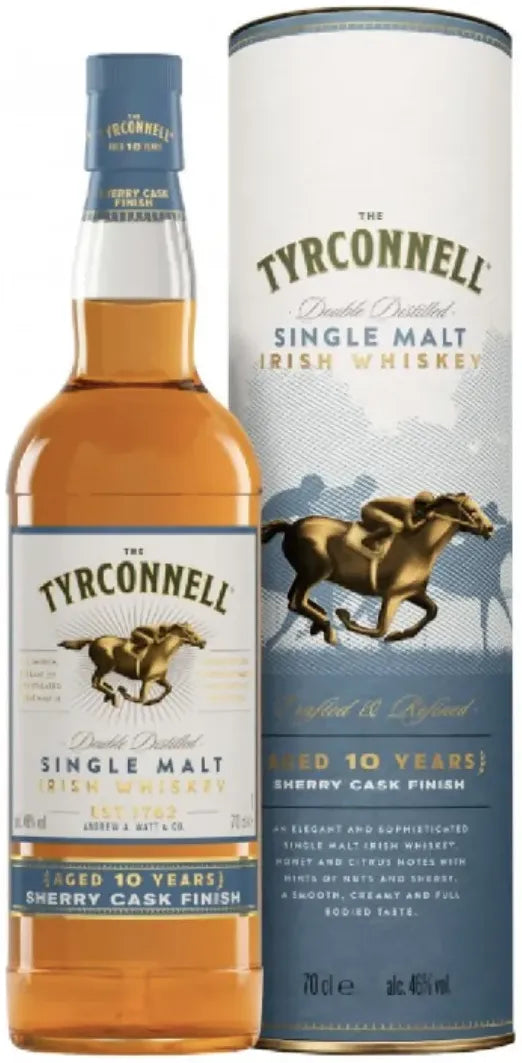 Tyrconnell 10 Year Old Sherry Cask Finish Irish Whiskey 700ml