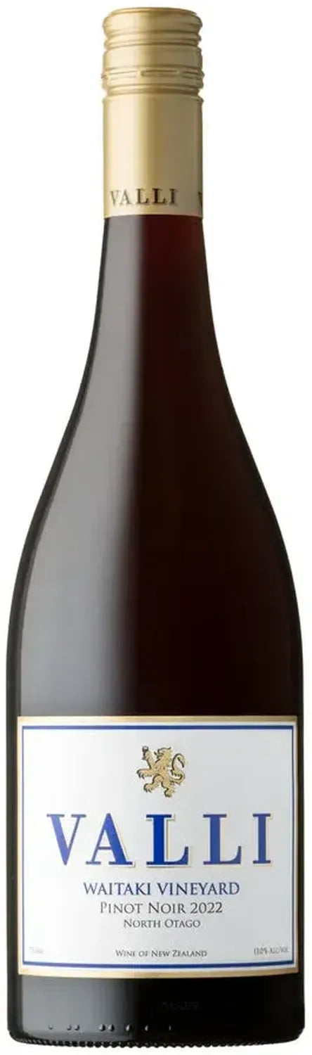 Valli Waitaki Vineyard Pinot Noir 2022 750ml-Wine-Valli-Afterpay-Alcohol-Delivery-Barrel-and-Batch-