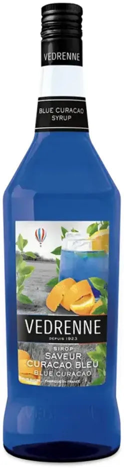 Vedrenne Syrups Blue Curacao Syrup 1L-Non-Alcoholic-Vedrenne-Afterpay-Alcohol-Delivery-Barrel-and-Batch-