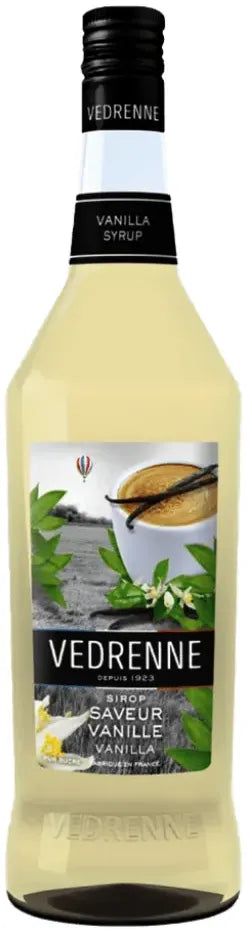 Vedrenne Syrups Vanilla Syrup 1L-Non-Alcoholic-Vedrenne-Afterpay-Alcohol-Delivery-Barrel-and-Batch-