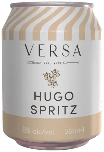 Versa Hugo Spritz Cans 250ml | Barrel & Batch